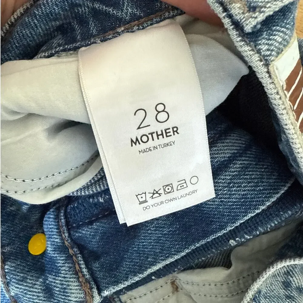 Mother Snacks Jeans The Sugar Cone Skimp Size 28 Mouthful Wash - Picture 3 of 6